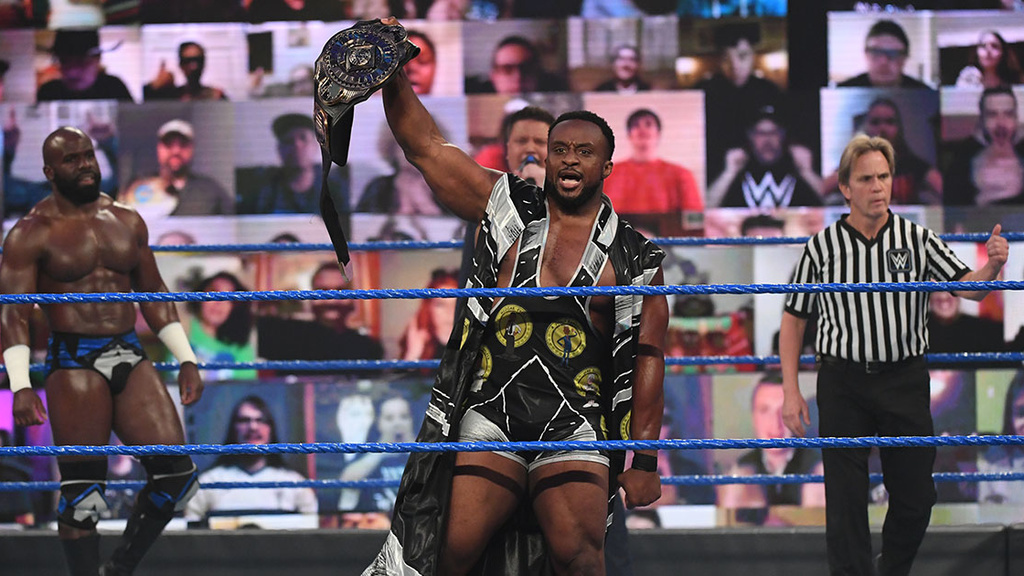 Big E, currently the WWE's Intercontinental Champion, has used his wrestling attire to celebrate historical Black leaders this past year and is developing a new animated show called Our Heroes Rock!